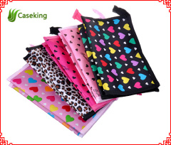 New Style Foldable Cute Dot Cosmetic Pouch For Travel Hanging Toiletry Bag