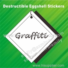 Manufacturer of Different Designs and Shapes of Black Printed Breakable Egg Shell Sticker