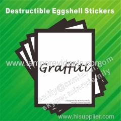 Manufacturer of Different Designs and Shapes of Black Printed Breakable Egg Shell Sticker