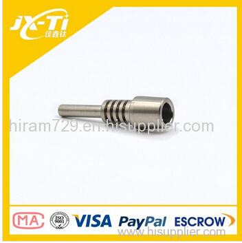 hot sale 10mm titanium tip gr2 domeless titanium nail for sale free sample is available