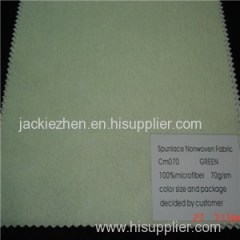 CM070 Green Microfiber Nonwoven Fabric