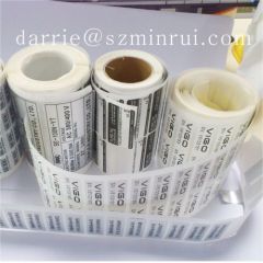 Hot Sales security destructible label stickers for round small warranty screw sealing on mobile phone