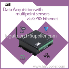 Data Acquisition with multipoint sensors via GPRS Ethernet