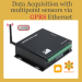 Data Acquisition with multipoint sensors via GPRS Ethernet