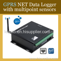 Data Acquisition with multipoint sensors via GPRS Ethernet