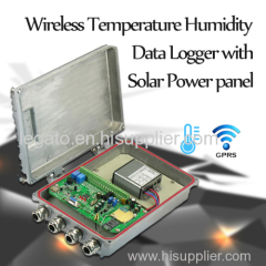 Wireless Solar Power Temperature Logger