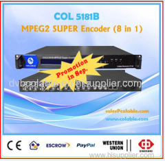 8 Channel mpeg-2 video encoder