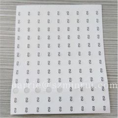 Hot Sales security destructible label stickers for round small warranty screw sealing on mobile phone