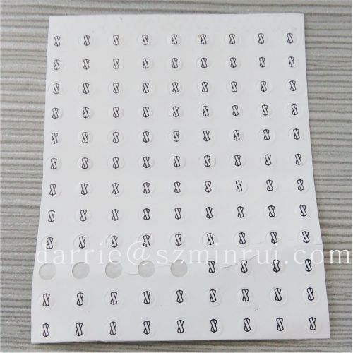 Round Eggshell warranty screw labels.small tamper evident labels for sealing on mobile