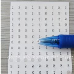 Hot Sales security destructible label stickers for round small warranty screw sealing on mobile phone