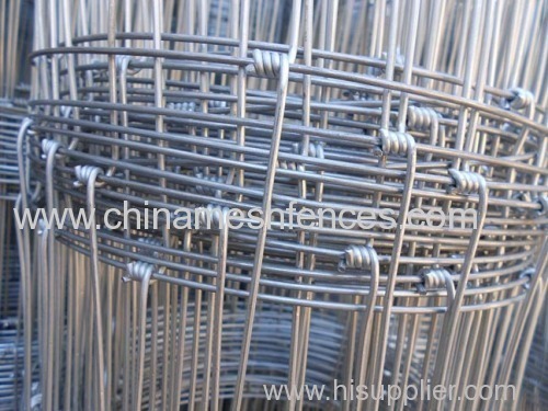 2.4M Height Hinge Joint Grassland Fence Mesh Wire