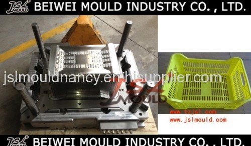 Injection plastic fruit vegetable fish crate mould