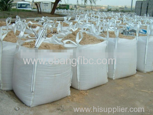 FIBC big bag for sand with flap
