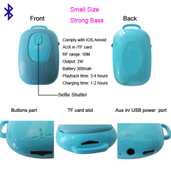 Pocket-sized Bluetooth Speaker Wireless Remote Control Shutter