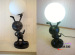 Residential Lighting Ant Stand Table Lamp Glass Ball Cover LED Bulb Light Source MS T3002