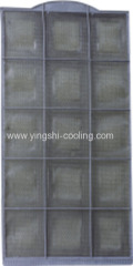 Uvioresistant air cooler dust network