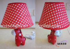 MASO Cartoon Animal Table Light Resin Material Deer Lamp E14 Base LED replacable MS T3011