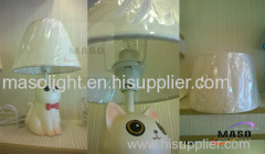 Kitten Lamp MASO Lighting Resin Table Lamp E14 CE approval Base Replacable Light Bulb T3017