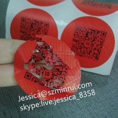 Best Price Qr Code Sticker Printing Anti-counterfeit Barcode Label Qr Code Sticker Security Scan Sticker