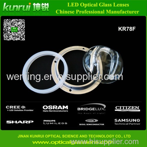 street light for LED optical glass lens