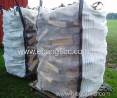 ventilated jumbo bag for firewood