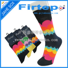 Good quality fresh color casual men's socks China men's socks manufacture