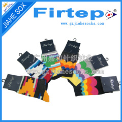 Good quality fresh color casual men's socks China men's socks manufacture