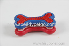 Hotsale Blue Dog Rubber Bone Chew Toys