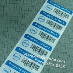 Wholesale Top Quality Custom Printing Self Adhesive Paper Barcode Label Sticker Security Labels Print Tracking Number