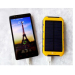 Portable solar power bank dual usb outport power battery suitable for phones/PSP/mp3/4/5