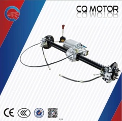 rear axle with hydraulic brake Differential speed permanent magnet DC brushless motor used axle conversion axle