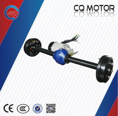 rear axle with hydraulic brake Differential speed permanent magnet DC brushless motor used axle conversion axle