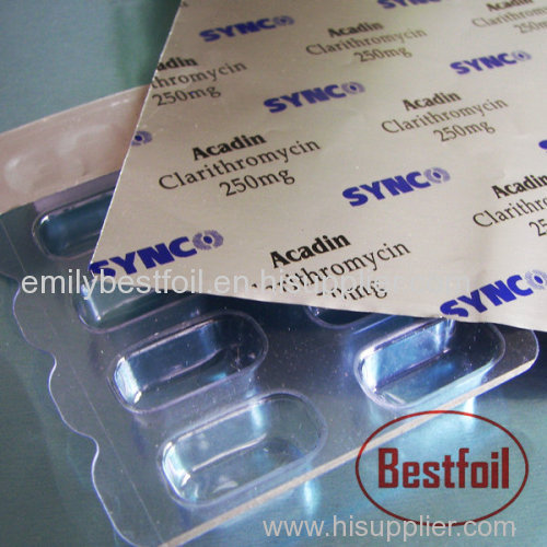 Blister foil for pharma