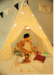 indian tent teepee lace wigwarm play house