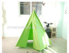 Baby Children kids Wood Tent Toys Play House Cotton Tent Princess style Game House Indian Teepee