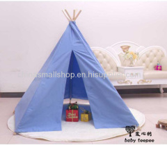 Baby Children kids Wood Tent Toys Play House Cotton Tent Princess style Game House Indian Teepee