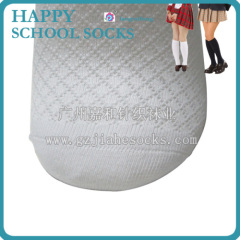 Summer thin mesh breathable school socks from children socks manufacture