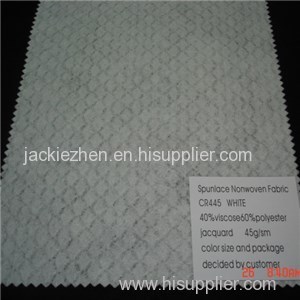 CR445 Embossed Spunlace Nonwoven Fabric