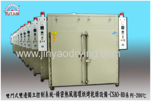 The car type and double doors hot air circulate drying Oven-Hot air oven equipment