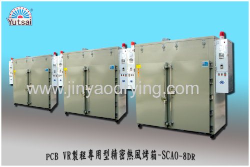 The car type and double doors hot air circulate drying Oven