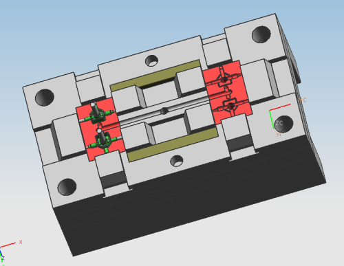 three way stopcock plastic injection molds