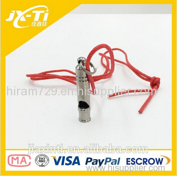 Titanium Whistle/Life saving Emergency Survival SOS/Ultralight Titanium Micrewhistle