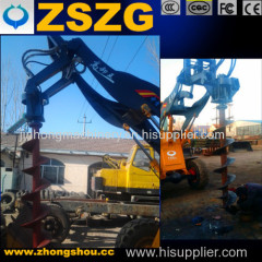 Drilling machine mini tractor loader