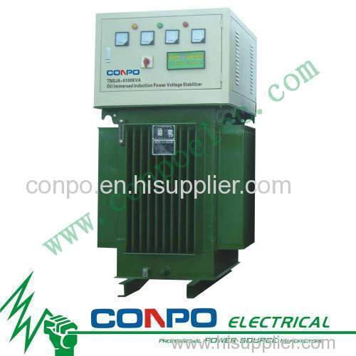 100kVA Industrial Oil-Immersed Induction (contactless) Voltage Regulator/Stabilizer
