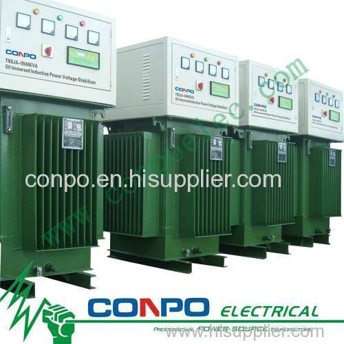350kVA Industrial Oil-Immersed Induction (contactless) Voltage Regulator/Stabilizer
