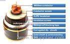 110kv~220kv XLPE Extra High Voltage Cable / Outdoor Power Cable YJLLW02