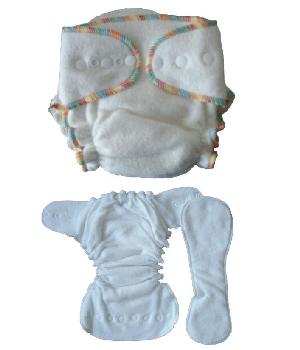 Bamboo Fleece Fitted Diaper
