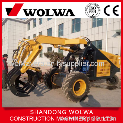 wheel loader with sugarcane grapple 3 wheel for sale with factory price
