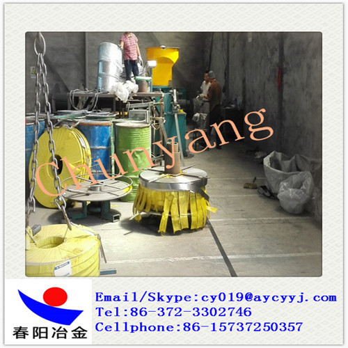 China SiCa CaFe SiAl Alloy Cored Wire Producer and exporter used in steelmaking