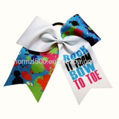 205 new design colorful cheer hair bow